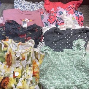 Baby Girl 12M Spring Summer Mixed Lot 8Pcs Dresses Mixed Brands/Colors/Styles